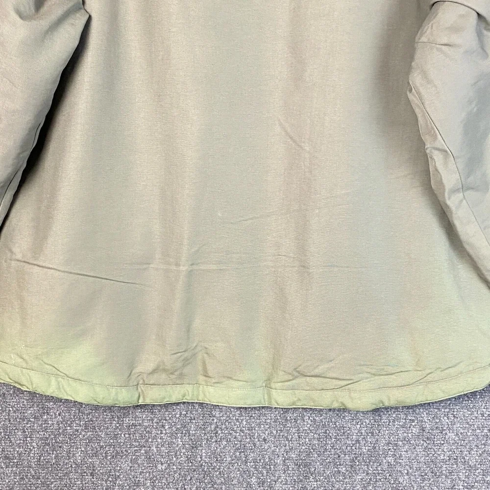 Ripzone Jacket Mens‎ Large Beige Snowboarding Sherpa Lined Hooded Adults Zip